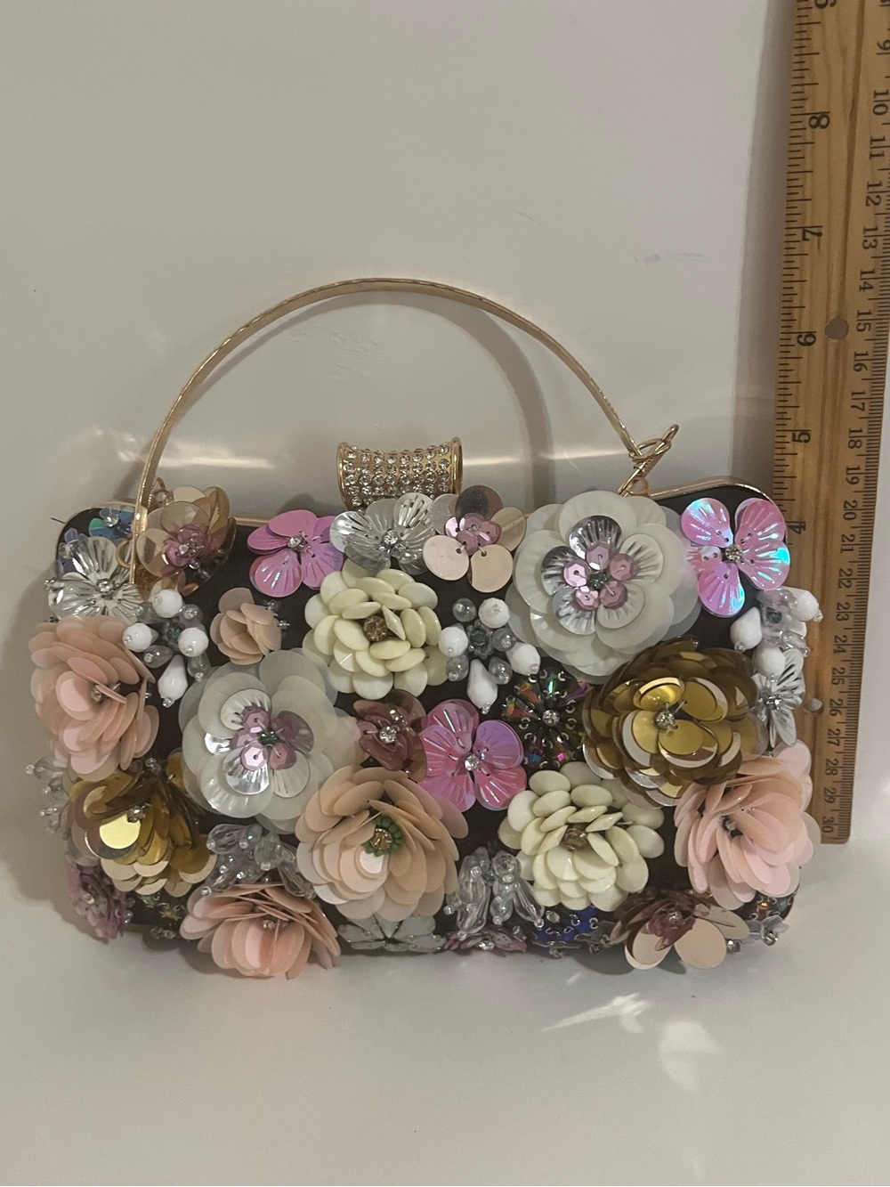 Floral Clutch Purse - Picture 8 of 8